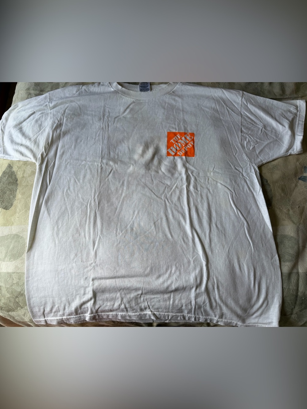 Vintage The Home Depot 20th Anniversary Celebration Men's White  T-Shirt Size XL